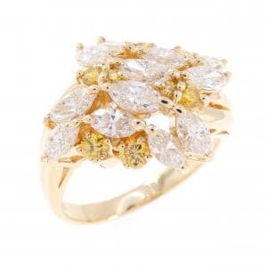 K18YG ダイヤモンド リング 1.67CT