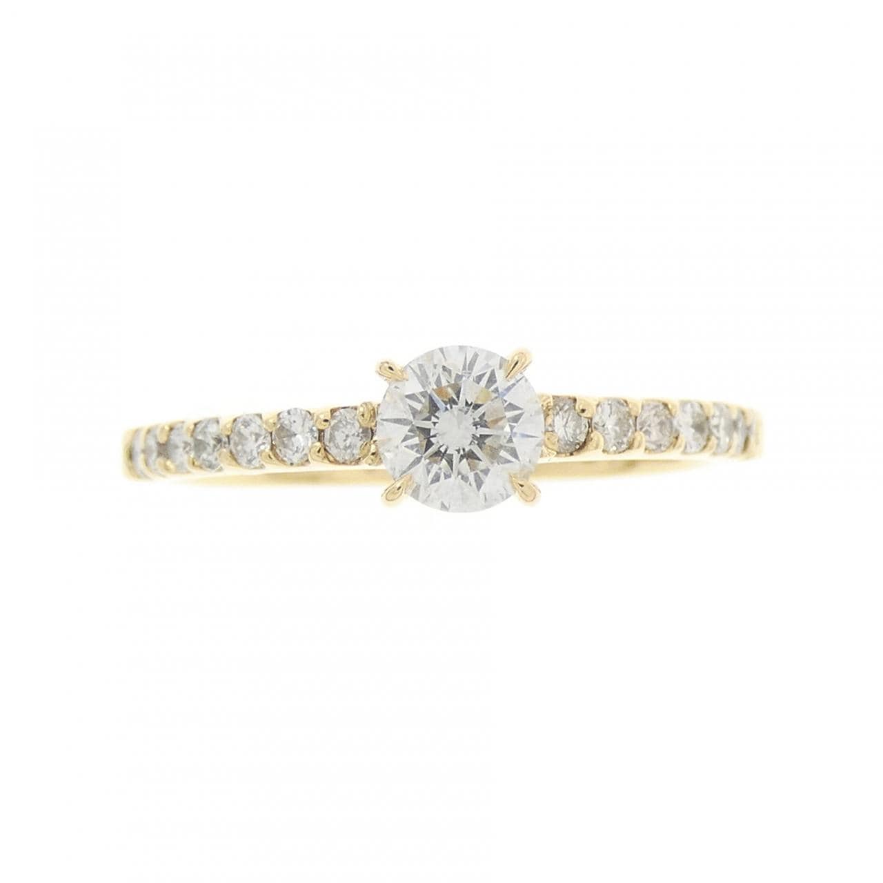 K18YG ダイヤモンド リング 0.30CT