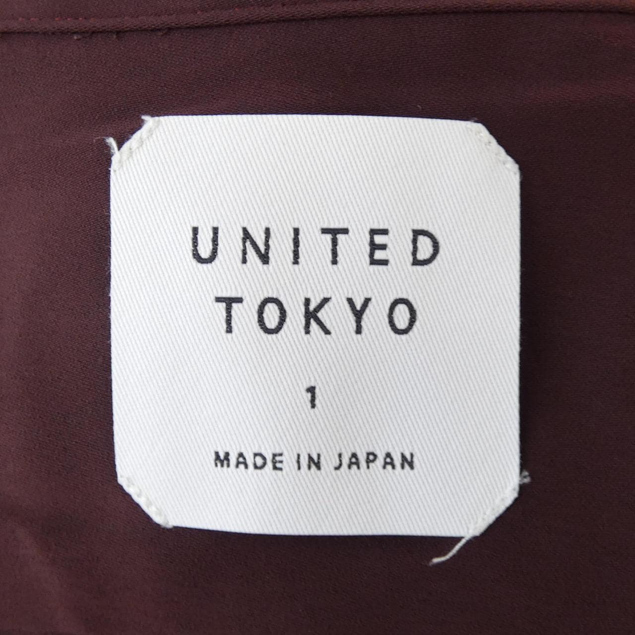 ユナイテッドトウキョウ UNITED TOKYO S／Sシャツ