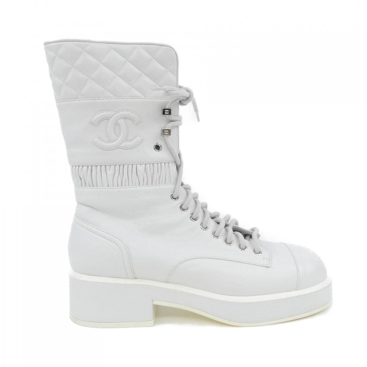 シャネル CHANEL レースアップ LACE UP G37956X01000 ブーツ