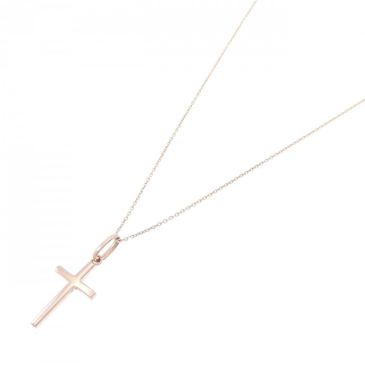 K10PG Cross Necklace