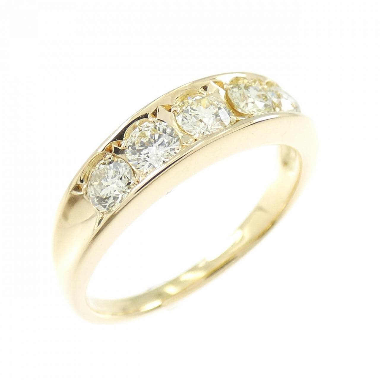 K18YG ダイヤモンド リング 0.604CT