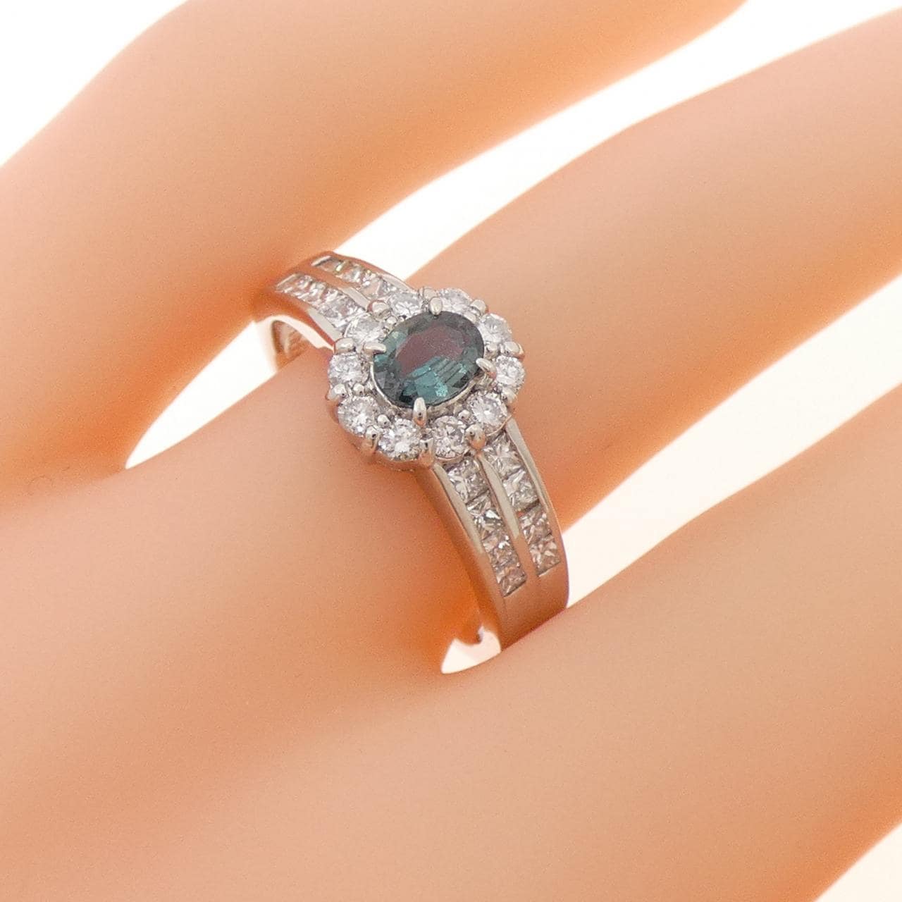 PT900 アレキサンドライト リング 0.27CT