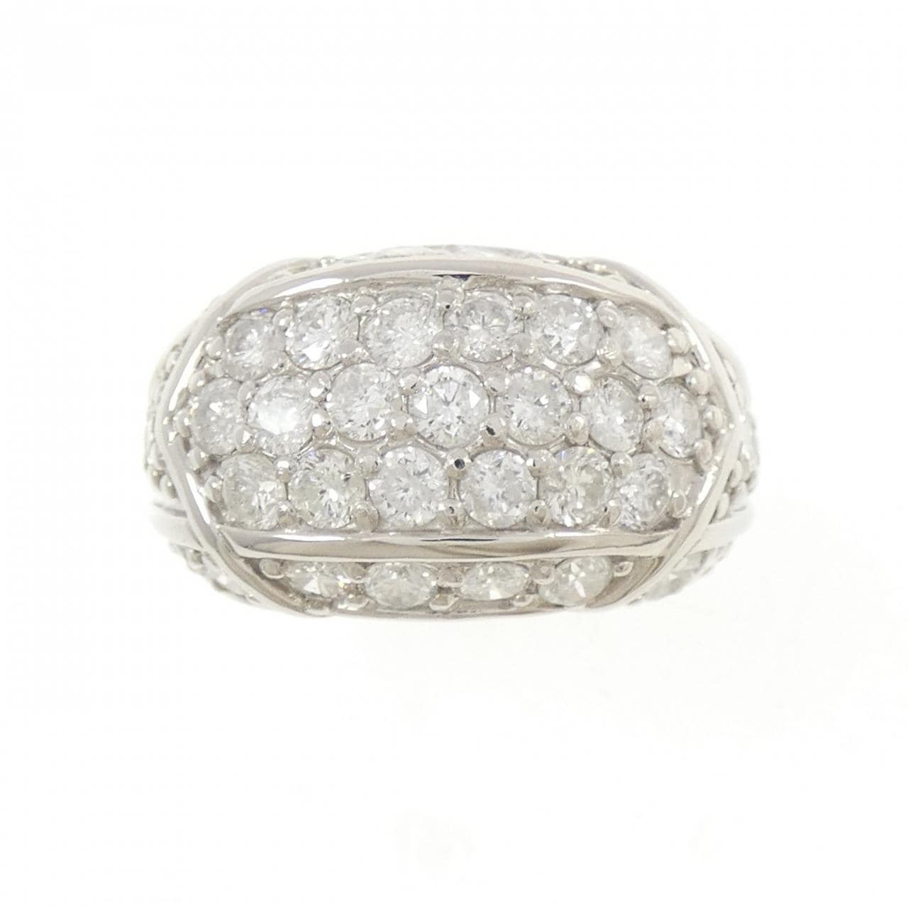 PT900 パヴェ ダイヤモンド リング 2.50CT
