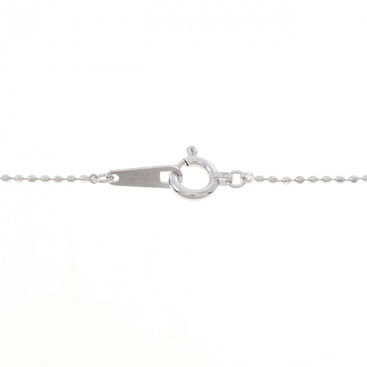K18WG ダイヤモンド ネックレス 0.1CT