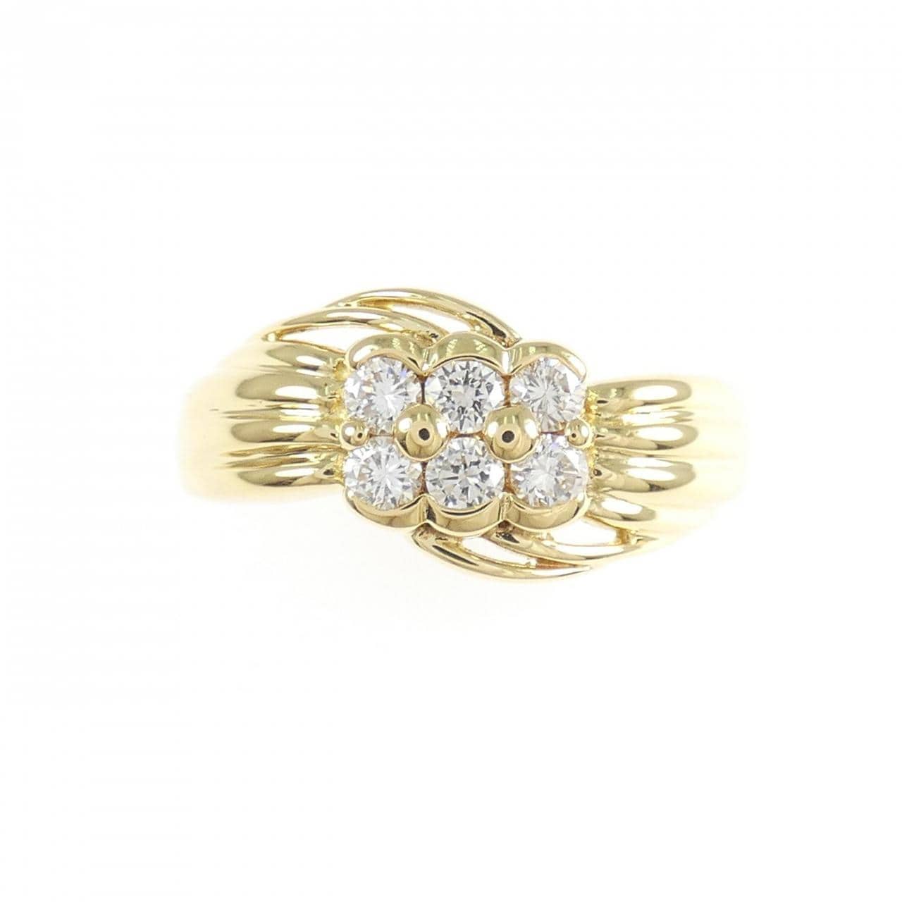 K18YG ダイヤモンド リング 0.30CT