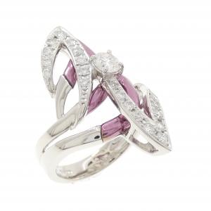 PT900/K18PG ダイヤモンド リング 0.305CT