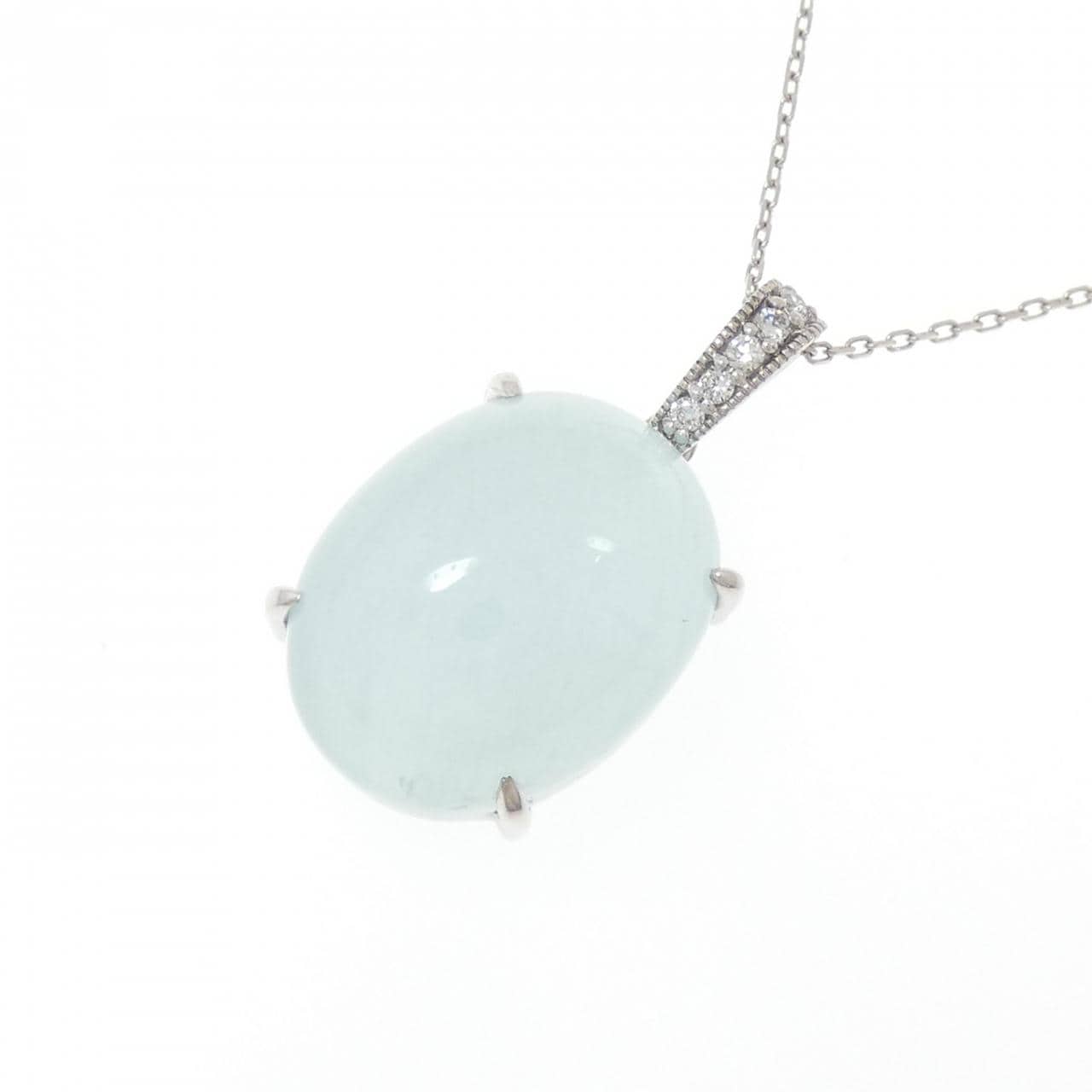 PT900/PT850 アクアマリン ネックレス 20.12CT