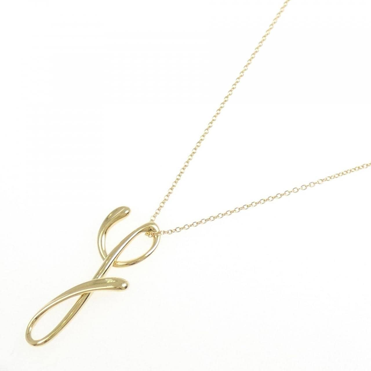 TIFFANY YG letter necklace
