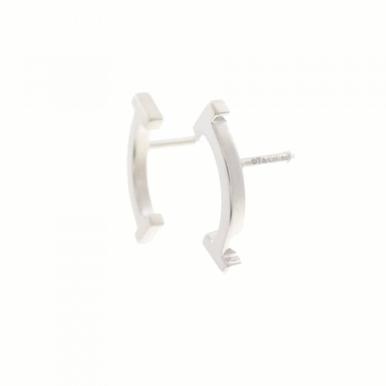 ティファニー Tスマイル ピアス