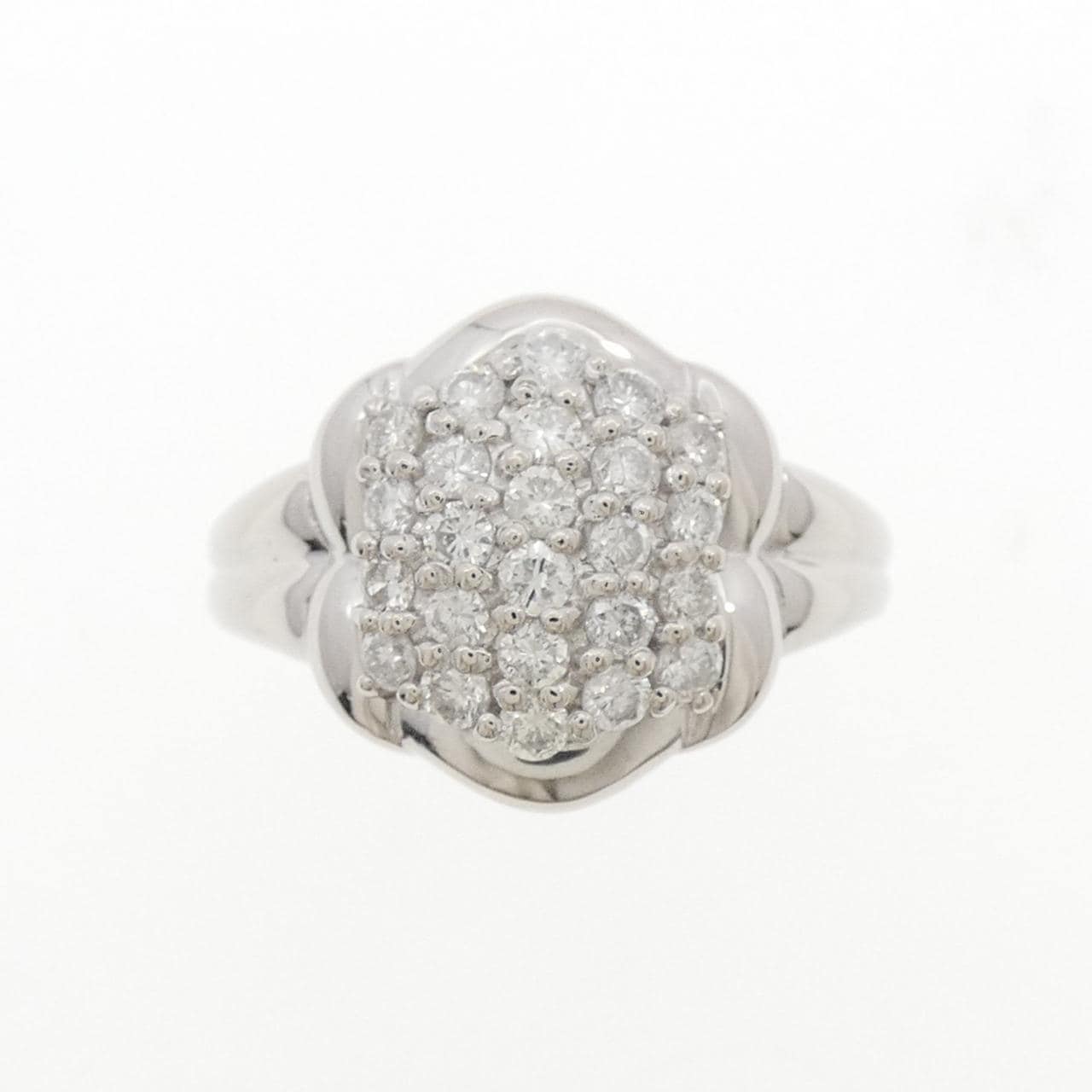 PT900 パヴェ ダイヤモンド リング 0.50CT
