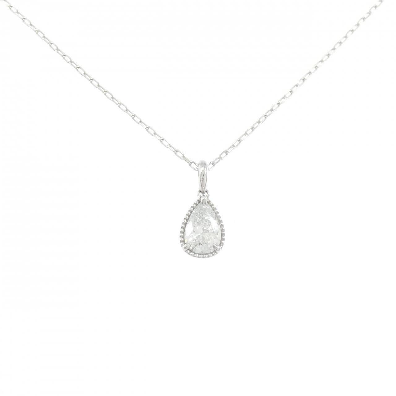K18WG ダイヤモンド ネックレス 0.717CT