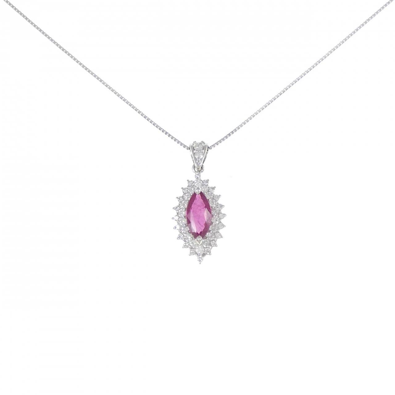 PT ルビー ネックレス 1.31CT ビルマ産