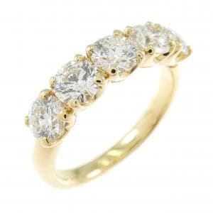 【リメイク】K18YG ダイヤモンド リング 1.661CT F-G SI2 EXT