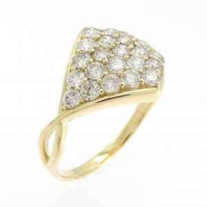 K18YG ダイヤモンド リング 1.00CT