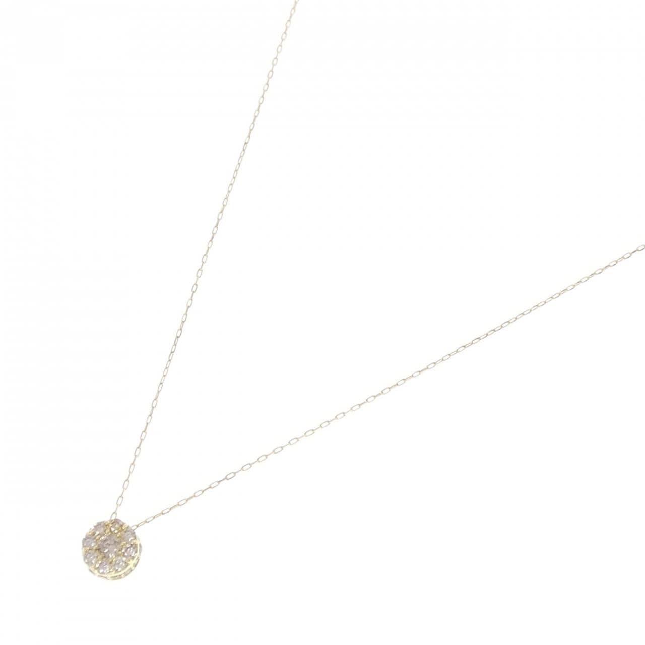 K18YG ダイヤモンド ネックレス 0.30CT