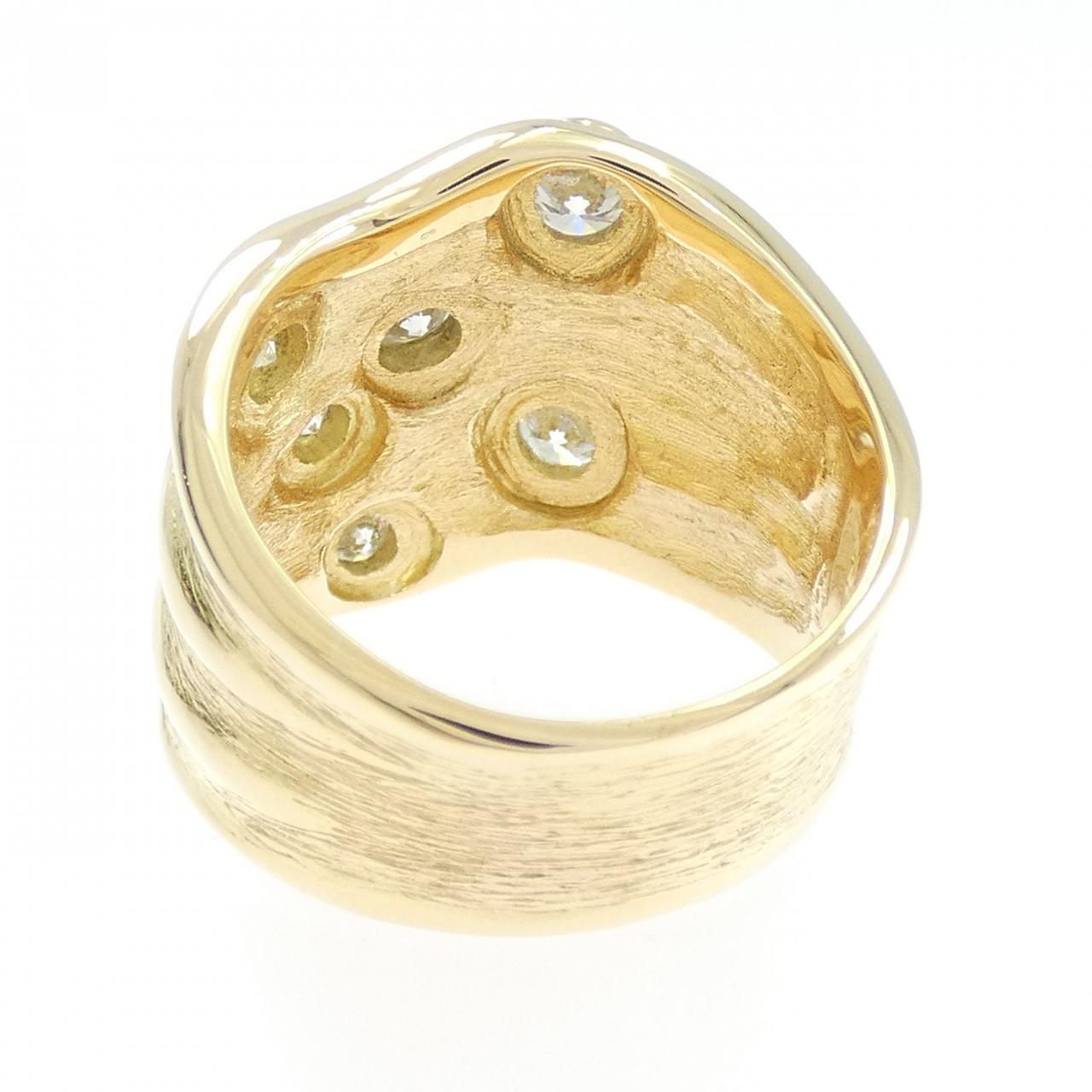 K18YG ダイヤモンド リング 1.03CT