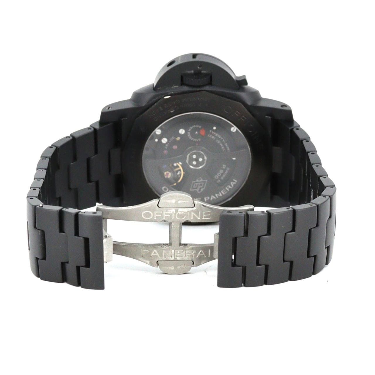 【ノーメンテナンス還元価格】パネライ トゥットネロ ルミノール1950 3DAYS GMT チェラミカ PAM00438 セラミック 自動巻