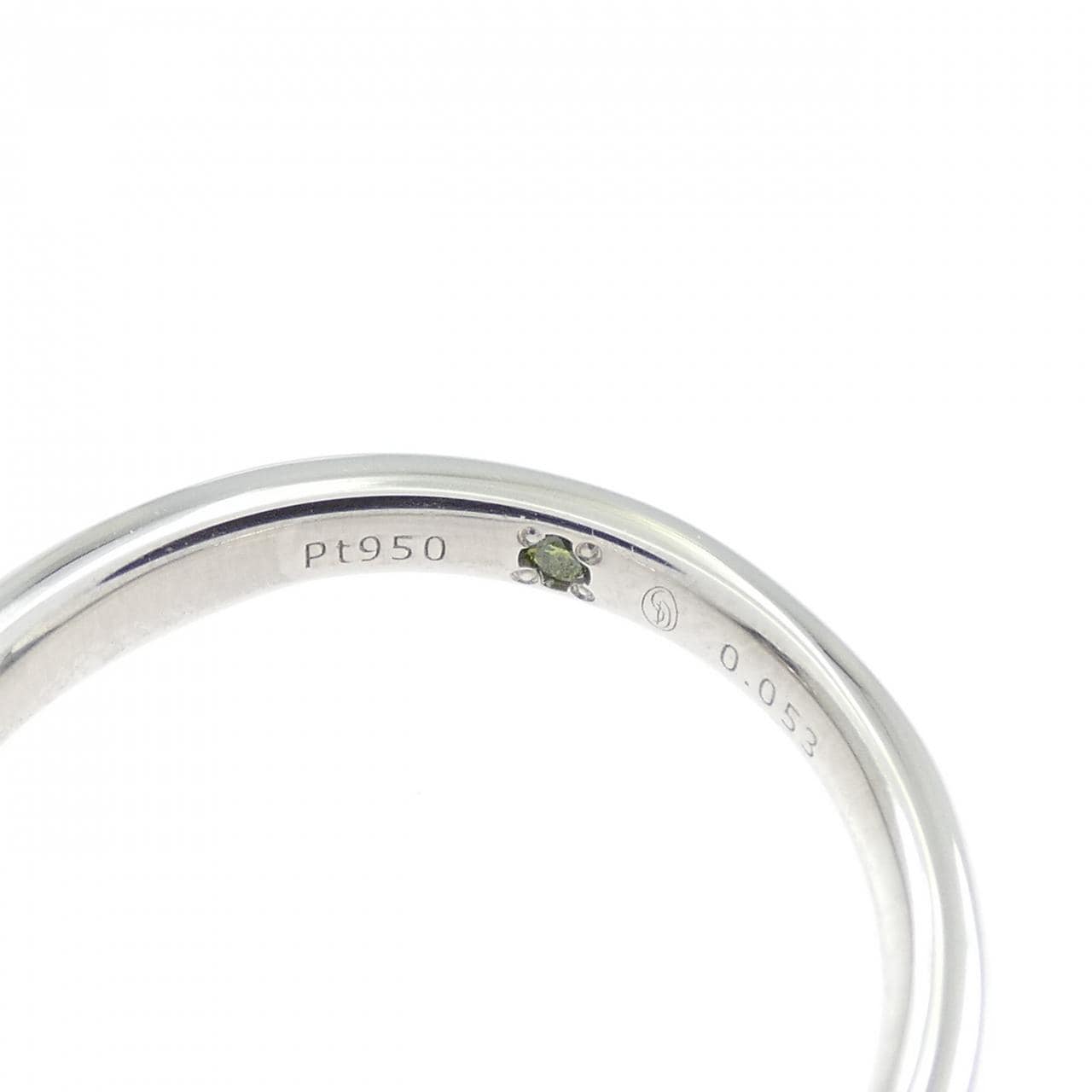 PT950 ダイヤモンド リング 0.053CT