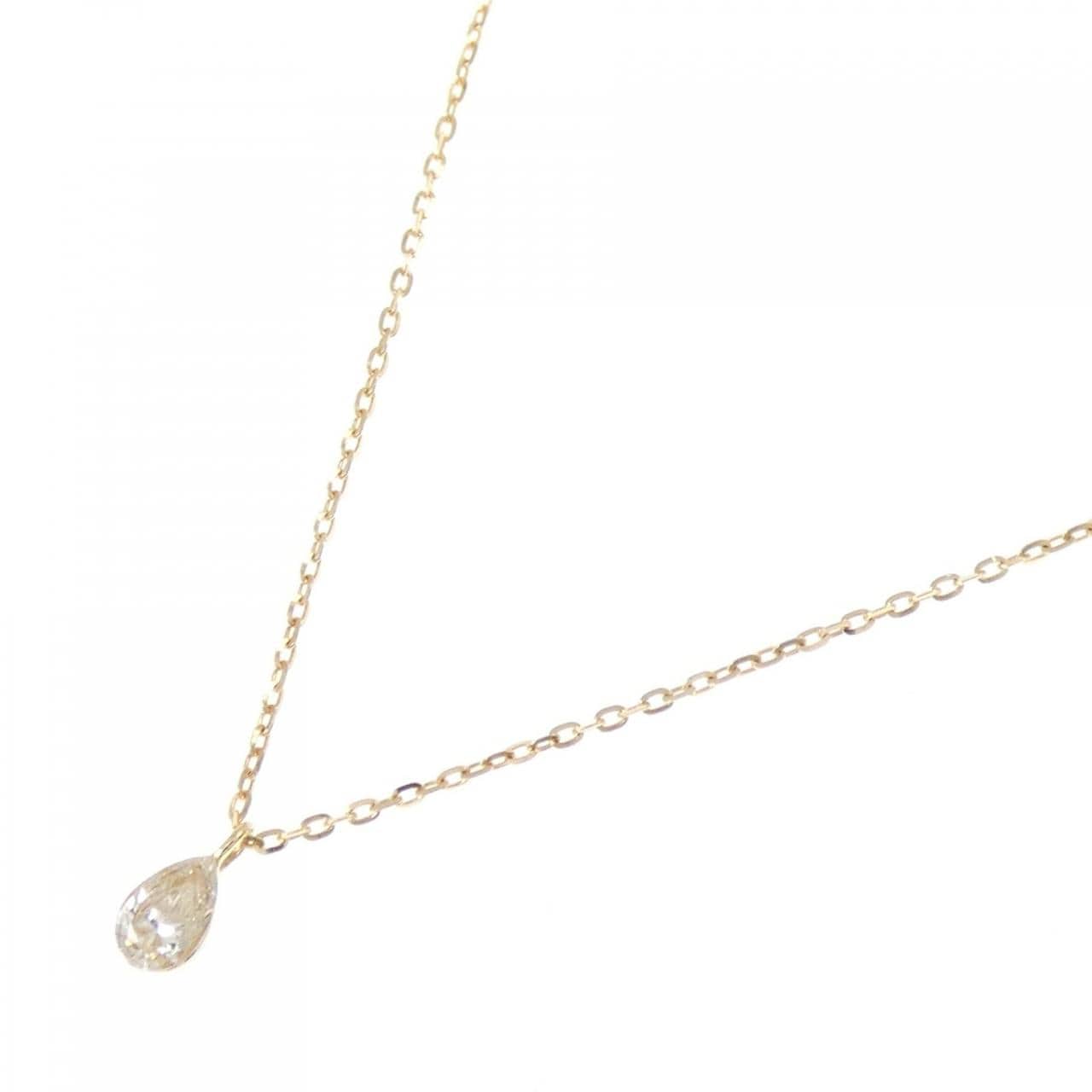 アガット ダイヤモンド ネックレス 0.1CT