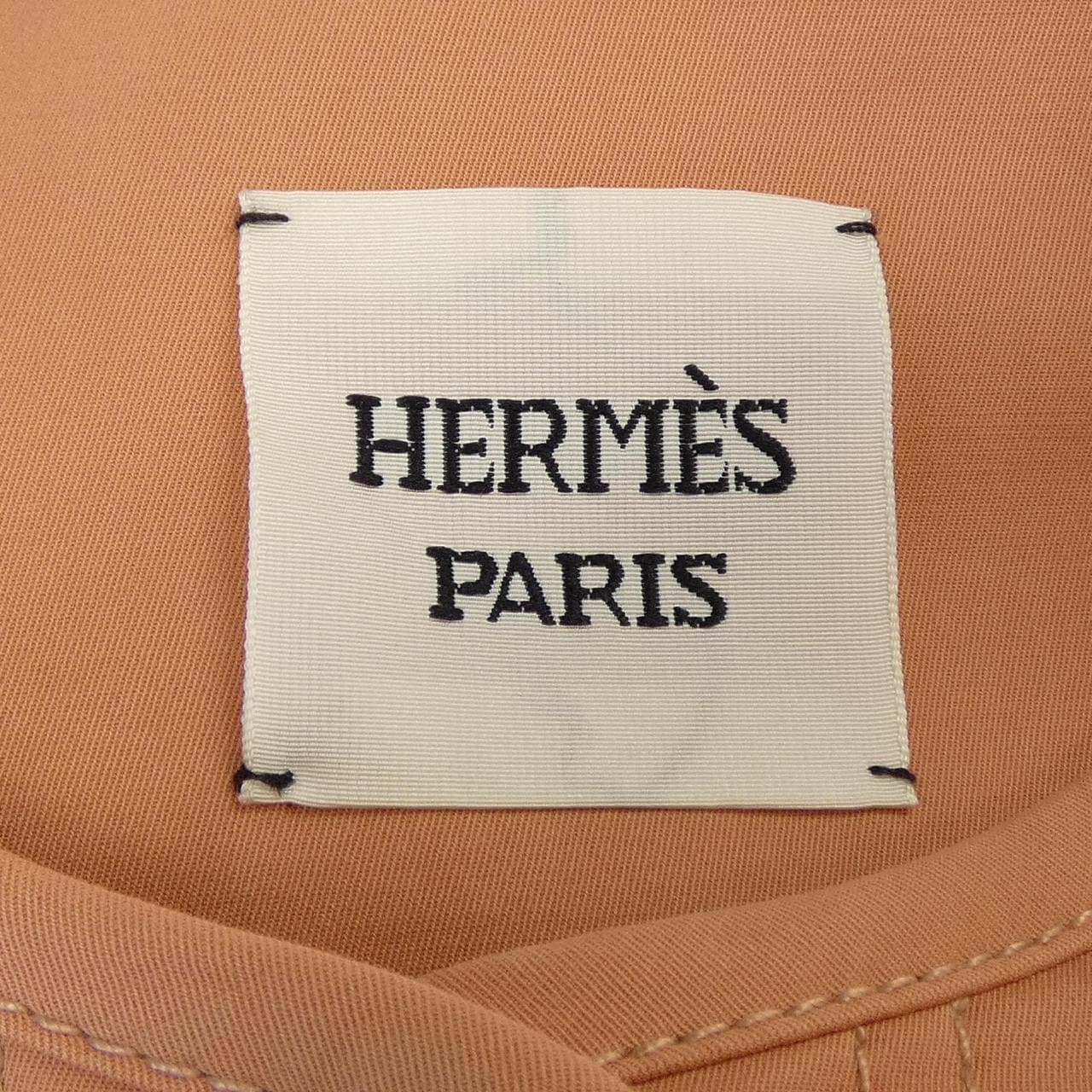 エルメス HERMES JACKET WITH EQUESTRIAN DETAILS 5E0163DQ ノーカラージャケット