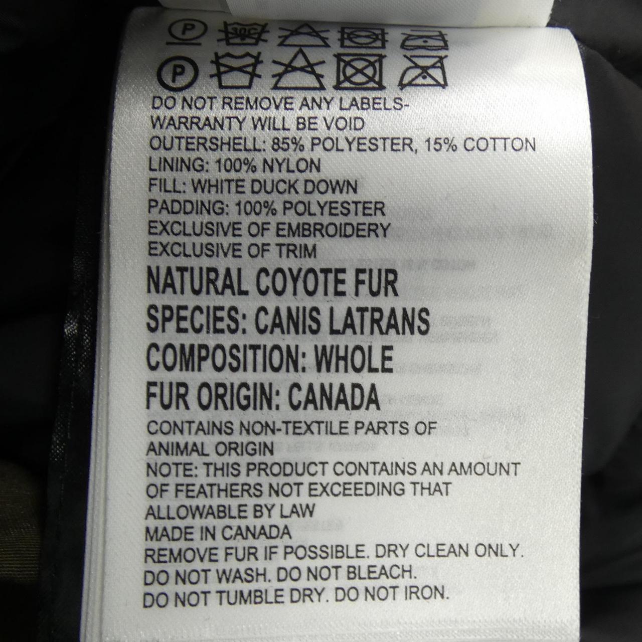 カナダグース CANADA GOOSE ダウンコート