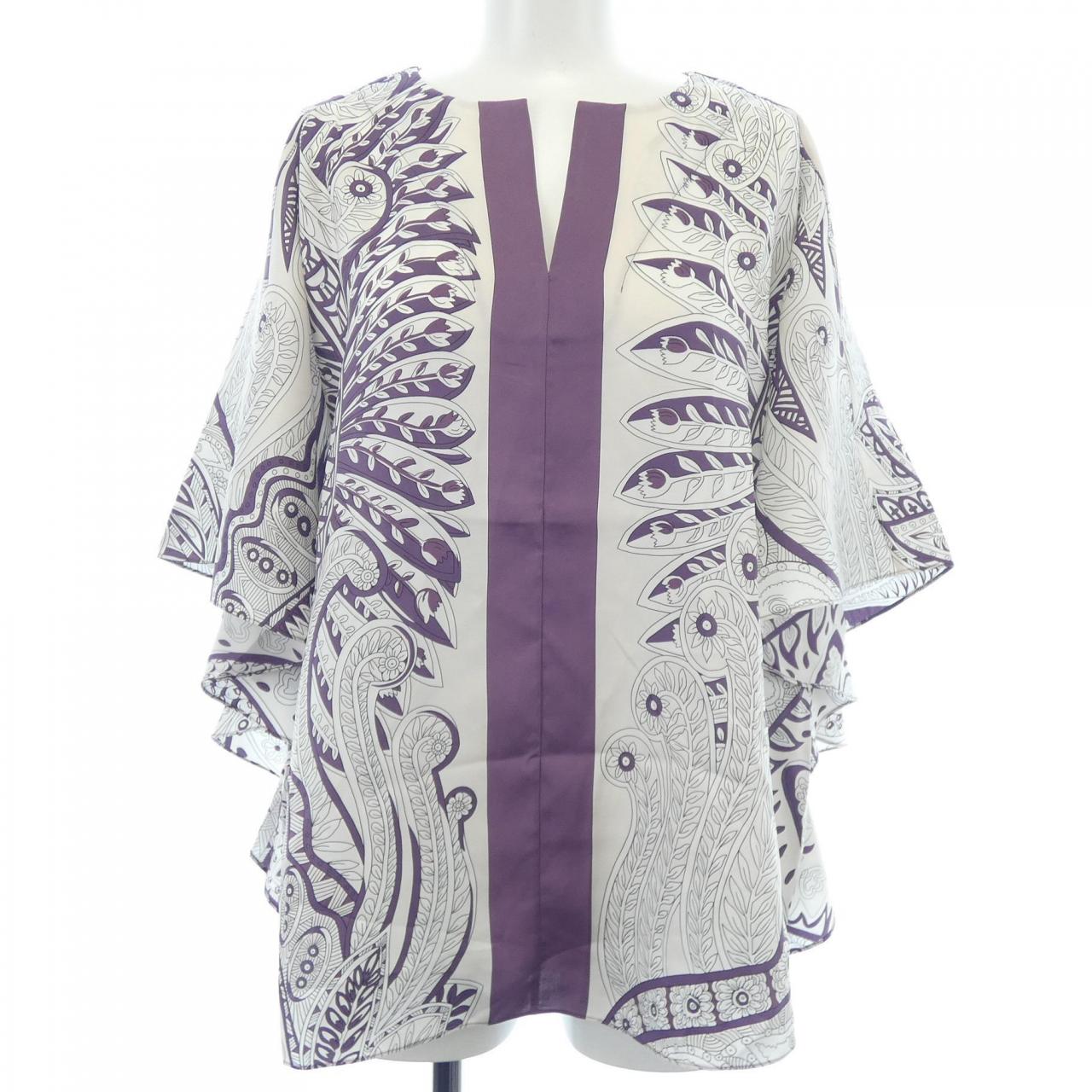 エルメス HERMES LE JARDIN MAHARANI *76-7608 ツイルレーヌ トップス