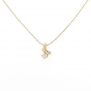 K18YG ダイヤモンド ネックレス 0.10CT