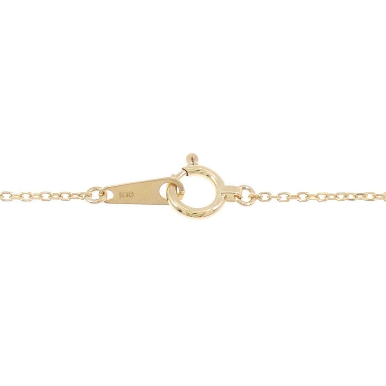 K18YG フラワー サファイヤ ネックレス 0.67CT