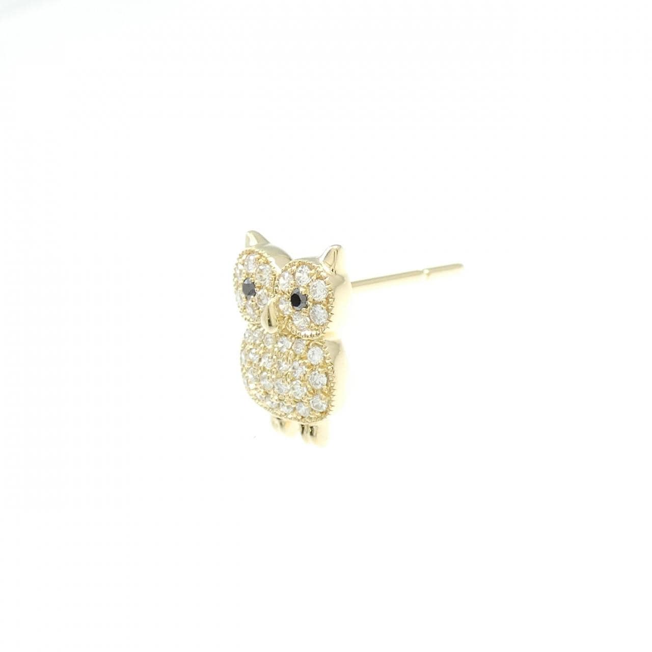 Bijou de M Owl Earrings 0.13CT (Single)