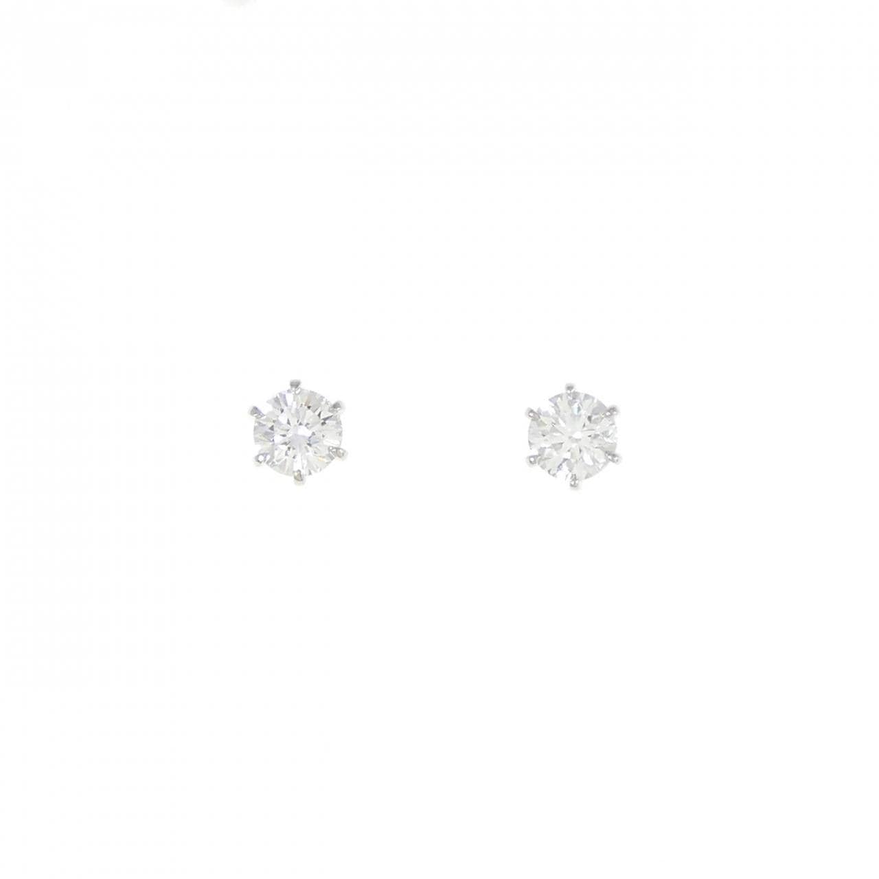 [Remake] PT/ST Diamond Earrings 0.321CT 0.325CT D VVS1 EXT