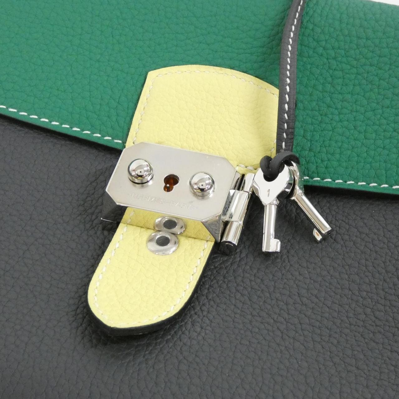 エルメス サック ア デペッシュ カラーブロック 21cm 085452CK ショルダーバッグ