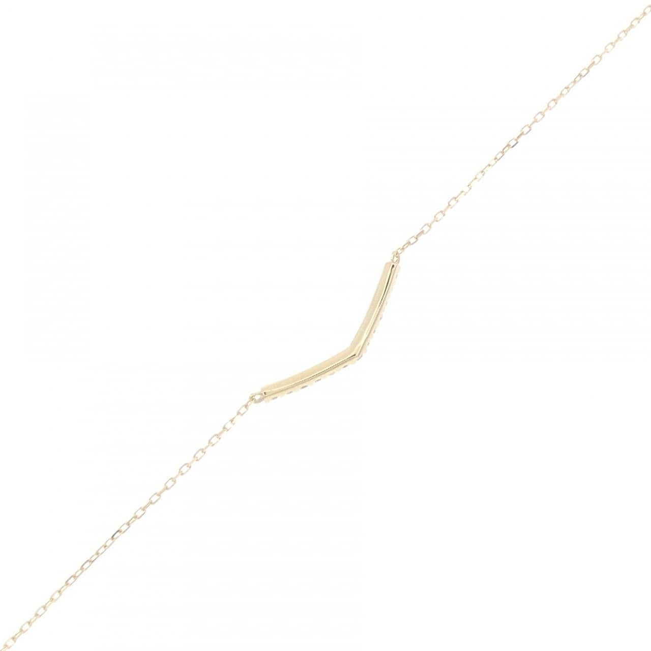 【リメイク】K10YG ダイヤモンド ブレスレット 0.18CT
