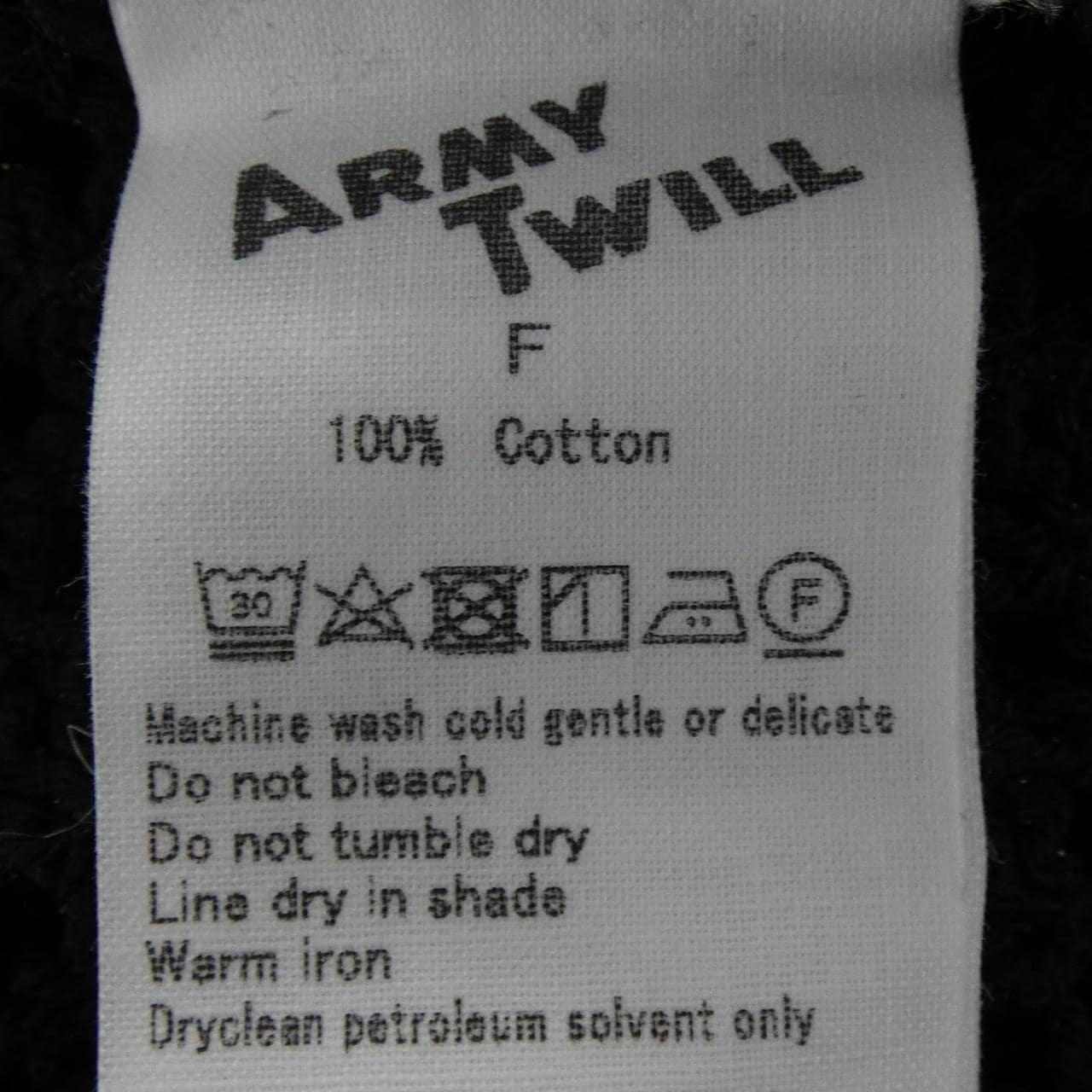 ARMY TWILL トップス