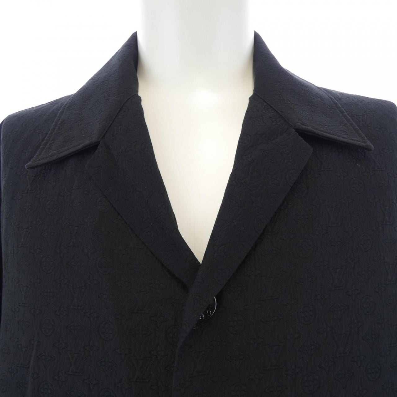 LOUIS VUITTON Mini Monogram Silk Blend Short Sleeve Shirt HPS51WZO6 S/S