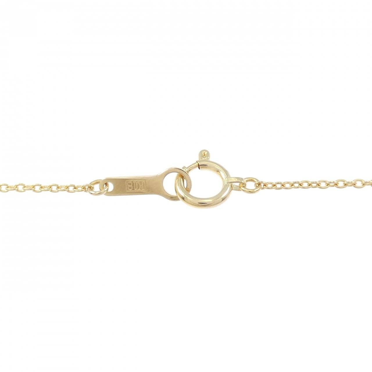 K18YG リボン ネックレス