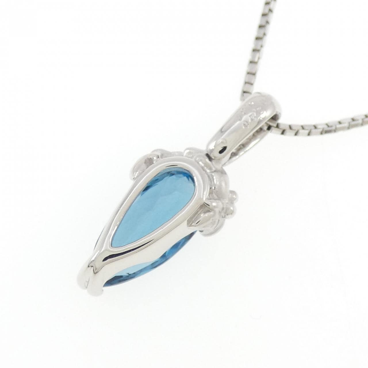 PT900/PT850 ブルートパーズ ネックレス 2.20CT