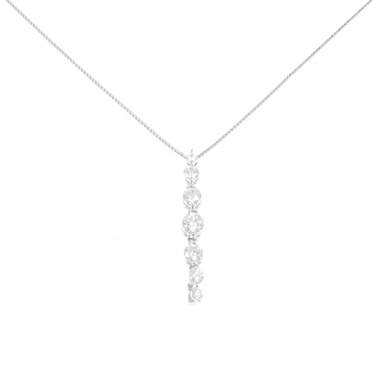 PT900/PT850 ダイヤモンド ネックレス 0.339CT
