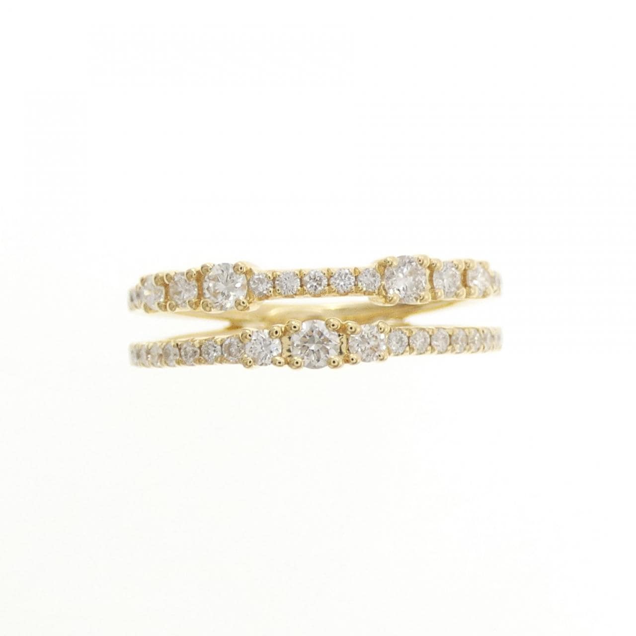 750YG ダイヤモンド リング 0.47CT