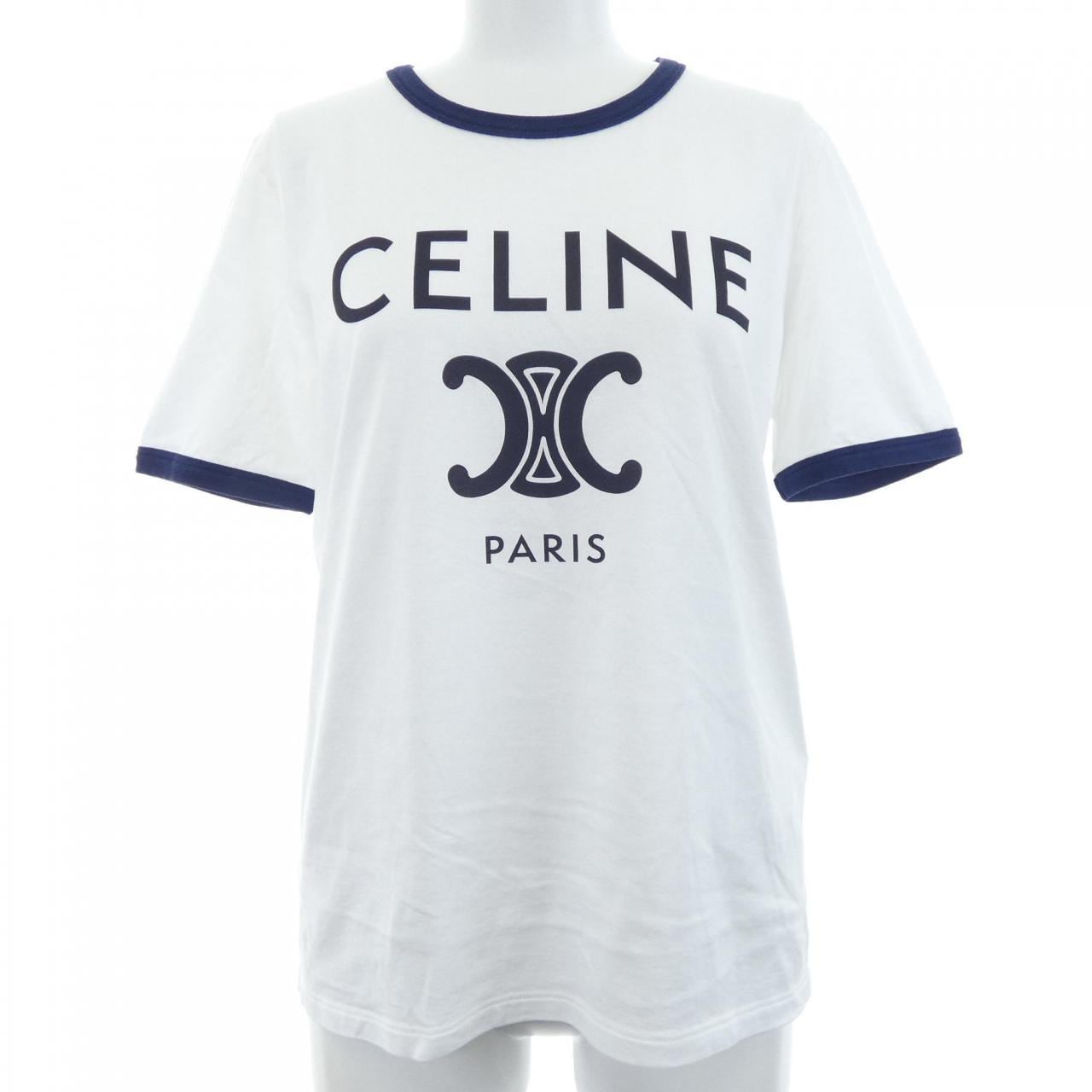 セリーヌ CELINE CELINE PARIS Tシャツ　トリオンフ TRIOMPHE 2X872671Q Tシャツ