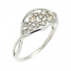 PT950 ダイヤモンド リング 0.40CT