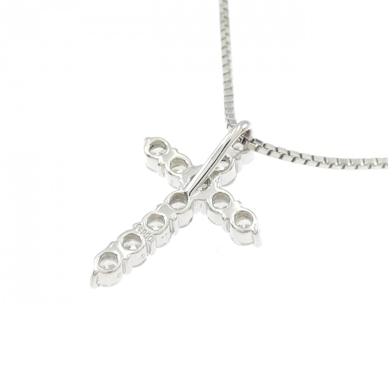 PT900/PT850 クロス ダイヤモンド ネックレス 0.68CT