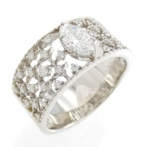 PT900 ダイヤモンド リング 0.50CT D VS1 マーキスカット