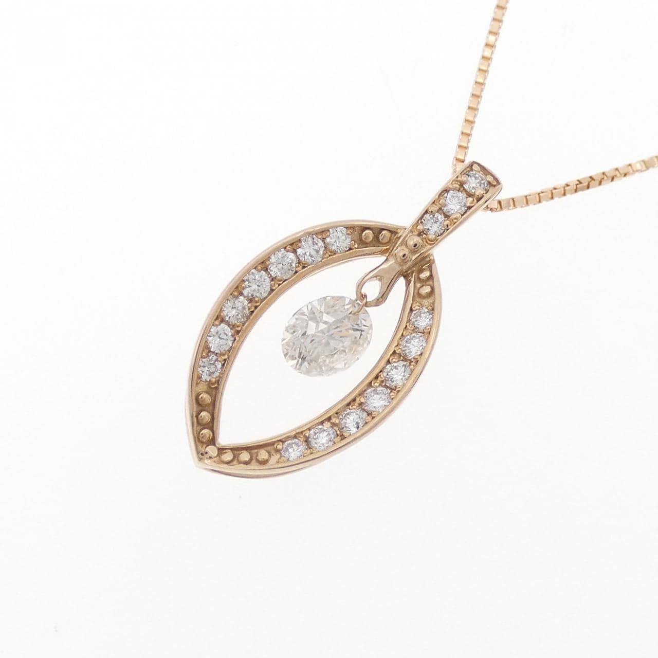 K18PG ダイヤモンド ネックレス 0.50CT