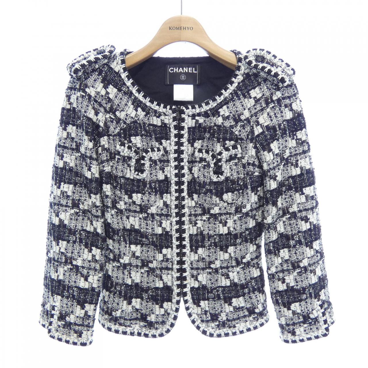 【ヴィンテージ】シャネル CHANEL P27771V17033 06C ノーカラージャケット