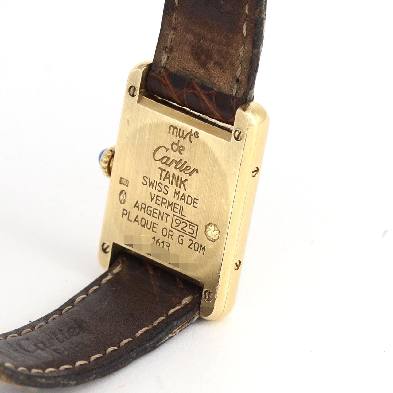 【ノーメンテナンス特価】カルティエ マストタンクSM GP W1003153 GP クォーツ