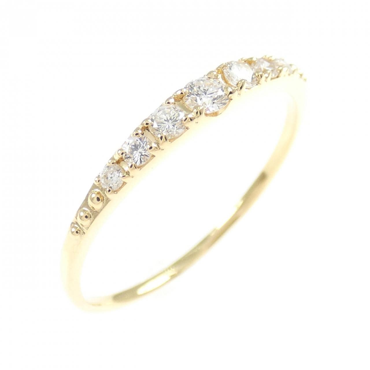 【リメイク】K18YG ダイヤモンド リング 0.15CT