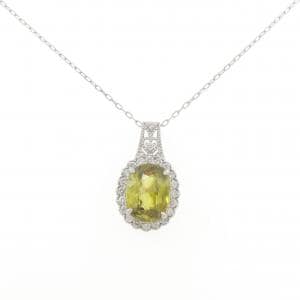 PT900/PT850 スフェーン ネックレス 3.29CT