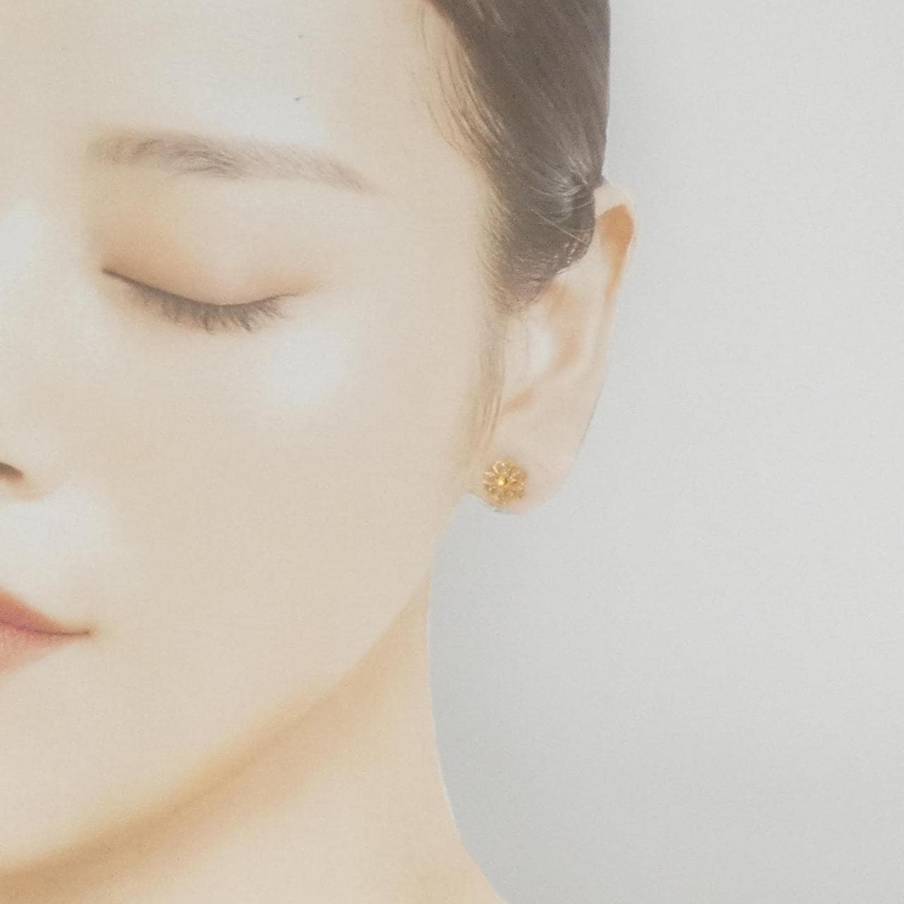 K18YG/K18PG earrings
