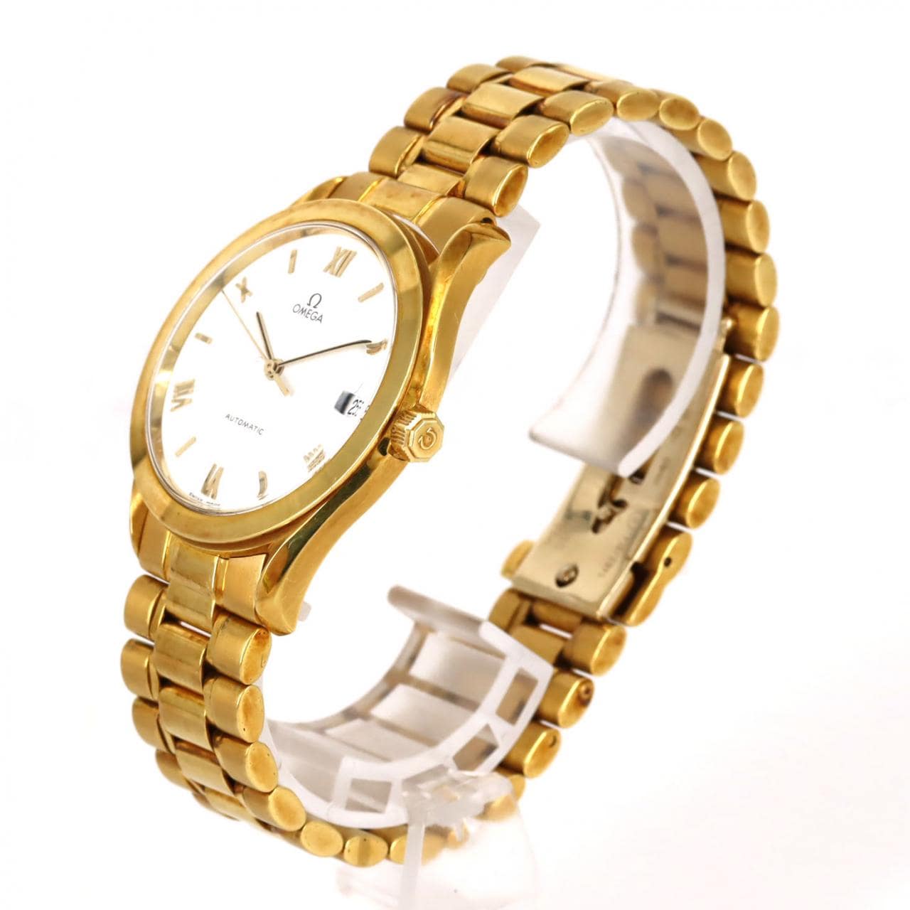 オメガ スピードクラシックデイト YG YG 自動巻